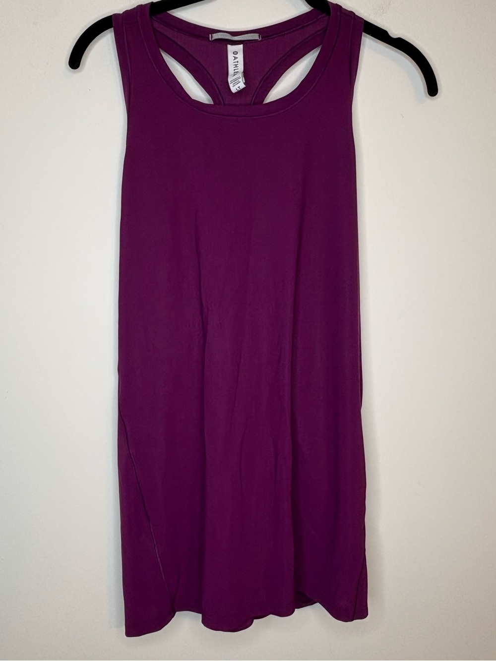 Athleta Plum Racerback Tank Athletic Running Top Size LT